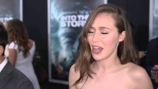 Into the Storm Alycia Debnam Carey Exclusive Premiere Interview  ScreenSlam [upl. by Shulins]