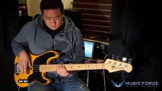 MusicForce Lakland Skyline Precision Basses Demo [upl. by Notlad]