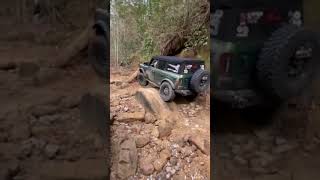 Ford Bronco 😳 Over Fincastle Rock Garden 😎 offroad 4x4 bronco [upl. by Assin]