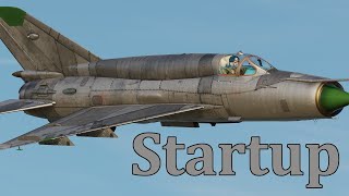 DCS MiG21bis Startup [upl. by Nohs748]