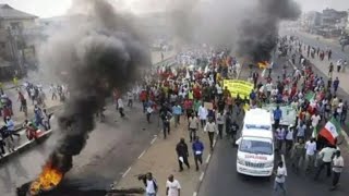 BREAKING MASSIVE Protest In Abuja As NLC Hijacks Airport See The SHOCKING Reason Here [upl. by Chiang]