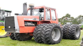 Massey Ferguson 4880 Articulated 4WD Tractor at the 2024 Wheat and Wheels Rally [upl. by Siramaj779]