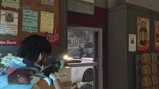 LSPD MASSACREPERFECT DRIVING Pistol 50Service carbine GTA 5 ONLINE [upl. by Llerrom]