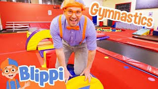 Blippi Learns Gymnastics Educational Videos for Toddlers and Families [upl. by Naesad856]