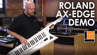 Roland AXEdge Keytar Product Demo [upl. by Atsylak807]