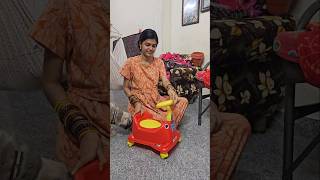 Mini vlog 27  cmt for link meesho la papa kaga 300 rs ku vanguna potty seat  abivlogs Abi vlogs [upl. by Banyaz]