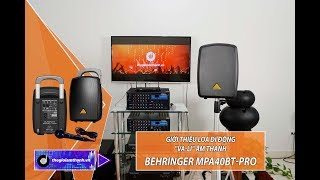 GIỚI THIỆU LOA BEHRINGER MPA40BT PRO [upl. by Skipper]