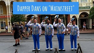 Dapper Dans on Mainstreet USA in the Magic Kingdomdapperdansmagicalkingdommainstreetdisney [upl. by Adhern]