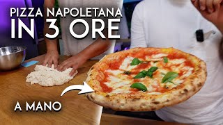 RICETTA PIZZA IN 3 ORE e IMPASTATA A MANO con GigioAttanasio [upl. by Ynehteb229]