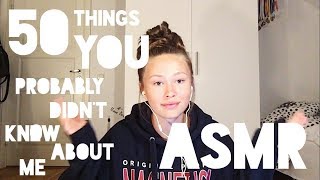 ASMR swedish  50 Things You Probably Didnt Know About Me [upl. by Lightfoot]