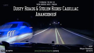 Dusty Road Chase Stolen Cadillac and HarleyDavidson Pursuit in Arkansas [upl. by Nylaehs]