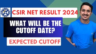 CSIR NET RESULT 2024  CSIR NET JUNE CUTOFF  EXPECTED DATE OF CSIR NET CUTOFF 2024  CHEMISTRY [upl. by Ahsilad675]