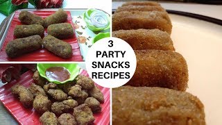 Party Snacks Recipe Enjoy these Indian Party Snacks for your special occasion [upl. by Ajup]