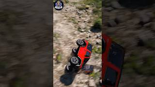 THAR VS HARRIER BIGGEST MOUNTAIN CRASH gta5 shortsvideo viral [upl. by Eerol]