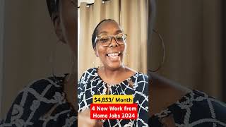 Top 4 workathome jobs available now [upl. by Anivlek]