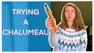 Recorder Player Tries to Play A Chalumeau [upl. by Frodin993]