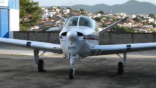 Beechcraft V35 Bonanza Startup [upl. by Netsriik449]