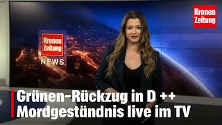 GrünenRückzug in D  Mordgeständnis live im TV [upl. by Assirol]