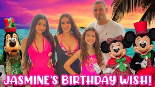 CELEBRATING JASMINES SWEET 16TH BIRTHDAY ON THE DISNEY WISH CRUISEEMOTIONAL🥹💖 [upl. by Godden]