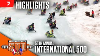 Worlds Most Grueling Snowmobile Race  2024 International 500 [upl. by Shornick]