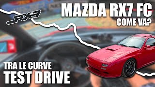 TEST DRIVE tra le CURVE 3  1991 MAZDA RX7 FC  MOTORE WANKEL TURBO ROTATIVO 13B 💣 [upl. by Yedoc]