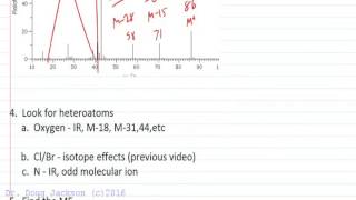 Mass Spectrometry Steps to Analyzing a Mass Spec for Molecular Formula [upl. by Ashraf]