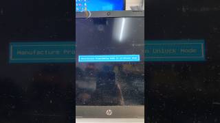 hp laptop HDD not detected amp Manufacture programming mode is in unlock mode [upl. by Talya765]