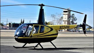 Robinson R44 StartUp Takeoff amp Landing  Helicopter N234NL [upl. by Toland862]