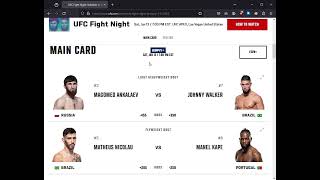 UFC Fight Night Ankalaev vs Walker 2 Prediction [upl. by Beard]