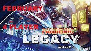 Pandemic Legacy Season 1 February Episode 7 Finale [upl. by Mendy]