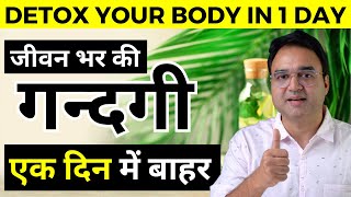 Detox your Whole Body in Just One Day  एक दिन में पूरे शरीर को अंदर तक साफ़ करें [upl. by Ellerd]