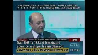 DAN DIACONESCU faţăn faţă cu BĂSESCU  Referendum 2012 [upl. by Nnaecarg472]