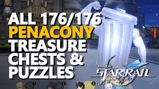 All Penacony Treasure Chests amp Puzzles Honkai Star Rail [upl. by Layney]