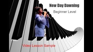 New Day Dawning Piano Tutorial [upl. by Avaria]