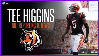 Tee Higgins STILL Has Not Signed Franchise Tender  Not Reporting For OTAs [upl. by Ydok]