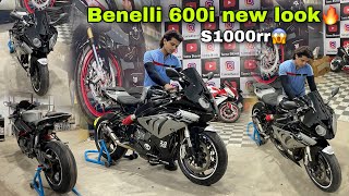 Benelli 600i Modified in to Bmw s1000rr new look🔥 [upl. by Norvall]