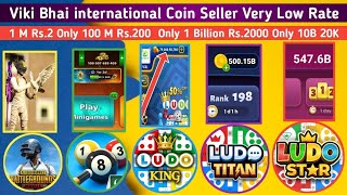 Ludo Star Coin Seller How To Buy Ludo Coin Very Cheap Rate Ludo Star Ludo Titan Ludo King 8Ball Poll [upl. by Bardo]