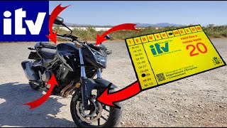 DONDE PONER la PEGATINA de la ITV en una MOTO  Motovlog 23 [upl. by Zeitler]