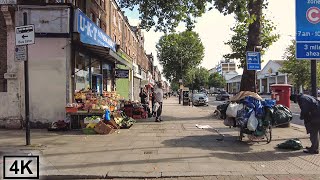 North London Suburb of Stamford Hill Walk 🚶 Residential Area Stroll 4K 3D Sound [upl. by Elgar]