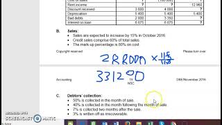 Gr12 Accounting Debtors collection schedule [upl. by Hendrick]