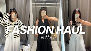 COS amp HM FASHION TRYON HAUL  SUMMER WISHLIST [upl. by Lucais52]