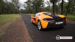 McLaren 540C 0100kmh amp engine sound [upl. by Derna884]