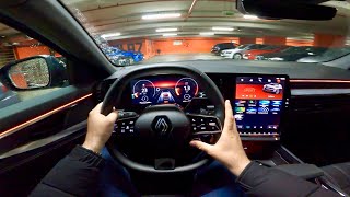 New RENAULT AUSTRAL mild hybrid 2023  NIGHT POV test drive PURE DRIVING [upl. by Levinson]