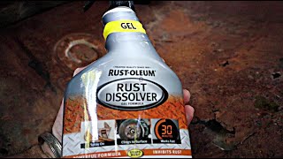 Rust Dissolver Does It Work Rustoleum Rust Dissolver [upl. by Irab]