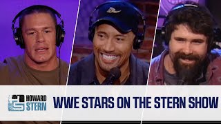 WWE Stars on the Stern Show [upl. by Amalea]