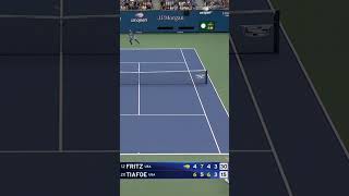 Taylor Fritz defeats Frances Tiafoe for US Open title usopen trendingshorts viralvideoshorts [upl. by Uriah706]