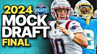 Our FINAL 2024 NFL Mock Drafts with Trades [upl. by Dusty]