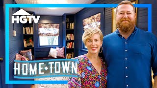 Colorful Home Makeover for Engaged Millennial Couple  Hometown  HGTV [upl. by Brandtr]