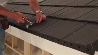 Fixing  Installing Lightweight Roofing Shingle Profile Nail Points [upl. by Brynn453]