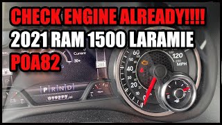 New Ram 1500 Check Engine Light Already  Code P0A82 [upl. by Nosyarg]